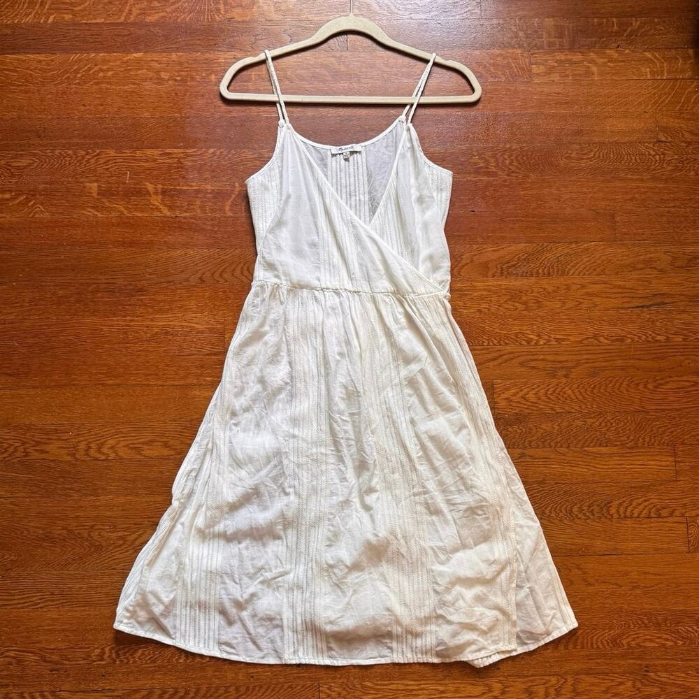 Madewell Sicily Cover Up Wrap Dress in White
